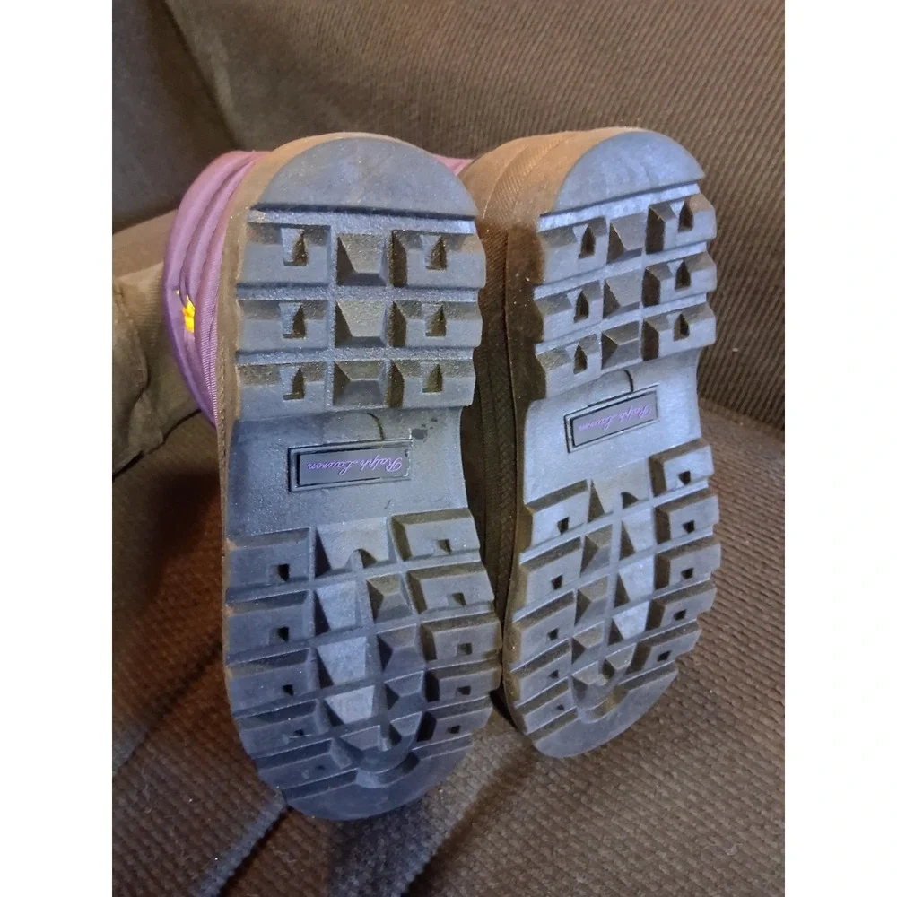 Polo Ralph Lauren Vancouver Snow Boots Lakers Purple‎ Junior Youth Size 3